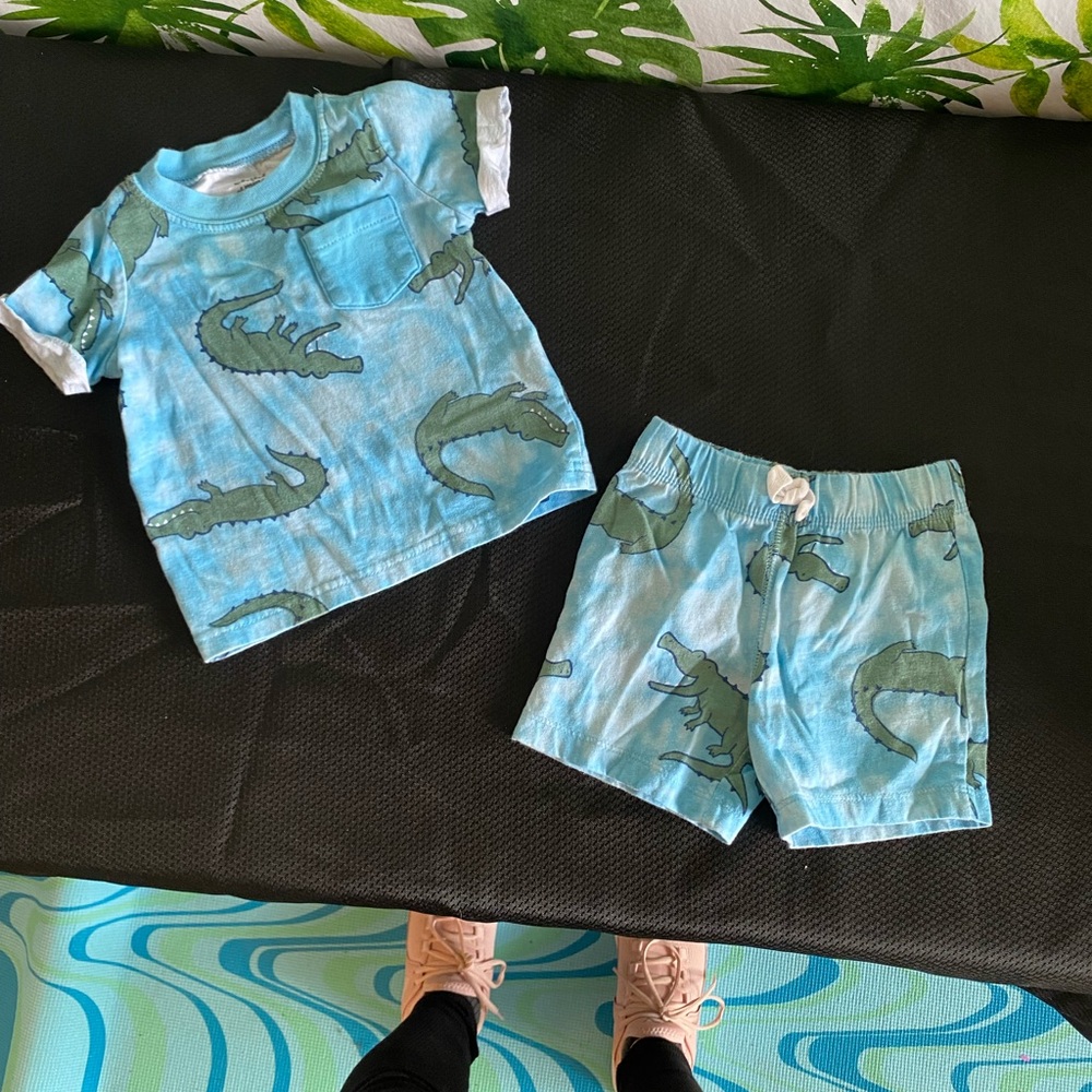 12 month ALLIGATOR 3 piece set GUC
